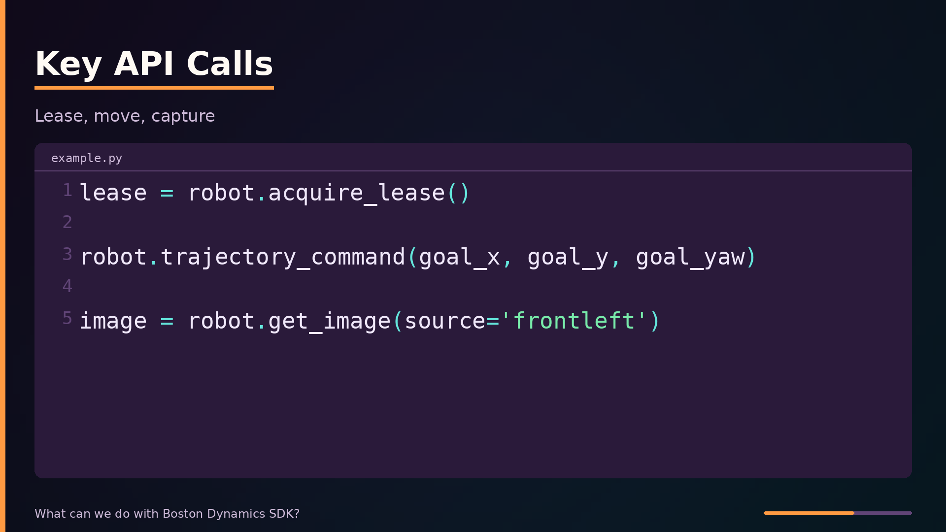 Key API Calls