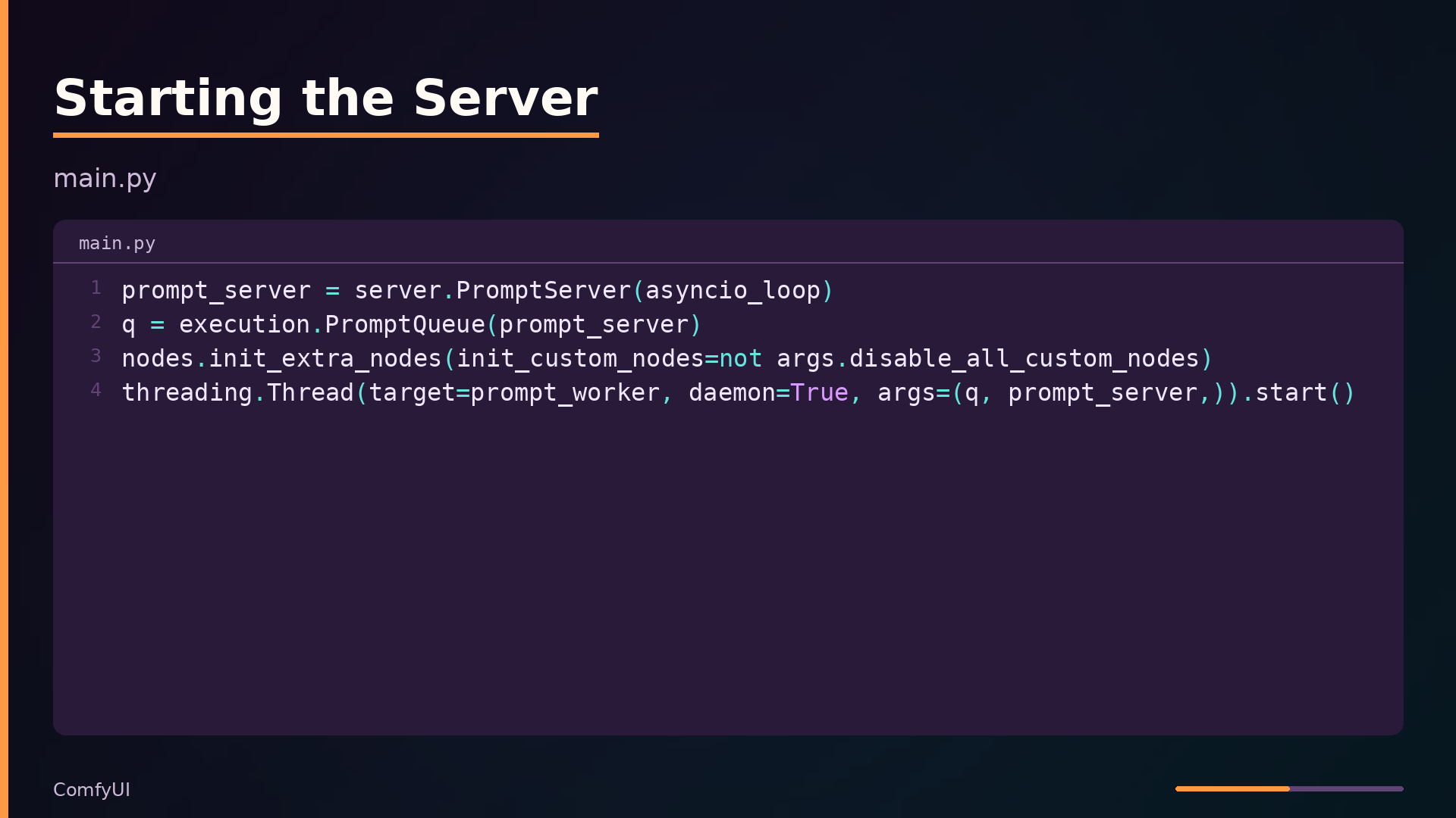 Starting the Server