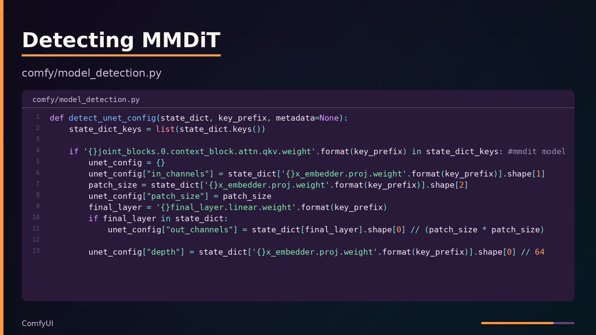 Detecting MMDiT