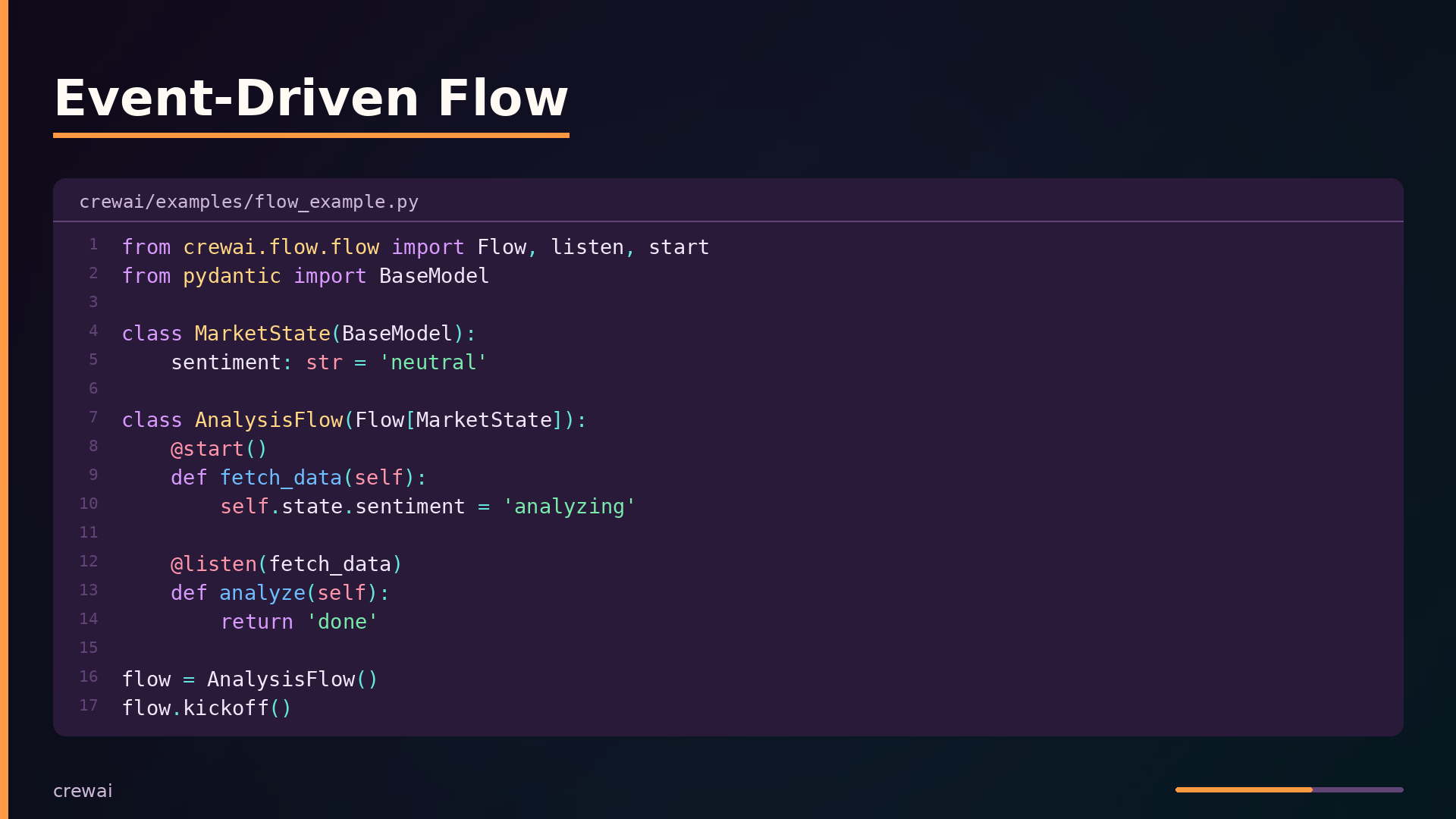 Event-Driven Flow