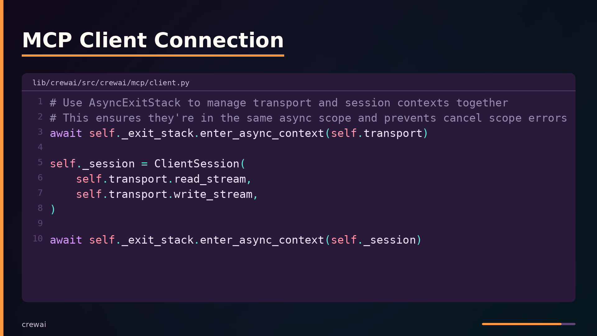MCP Client Connection