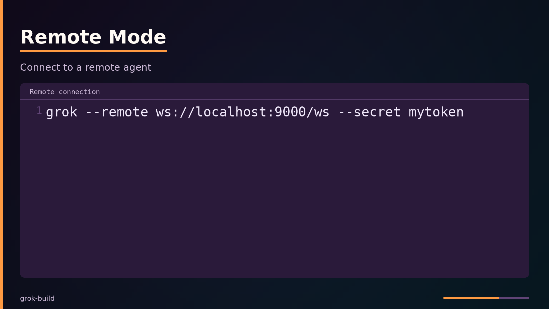 Remote Mode
