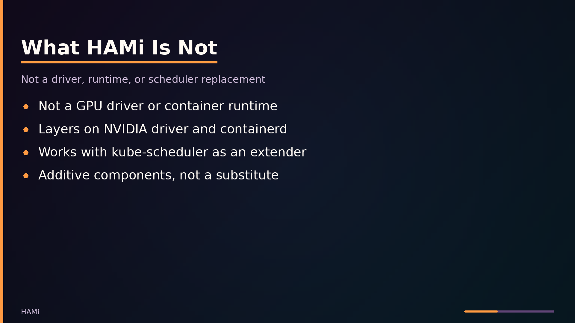 What HAMi Is Not