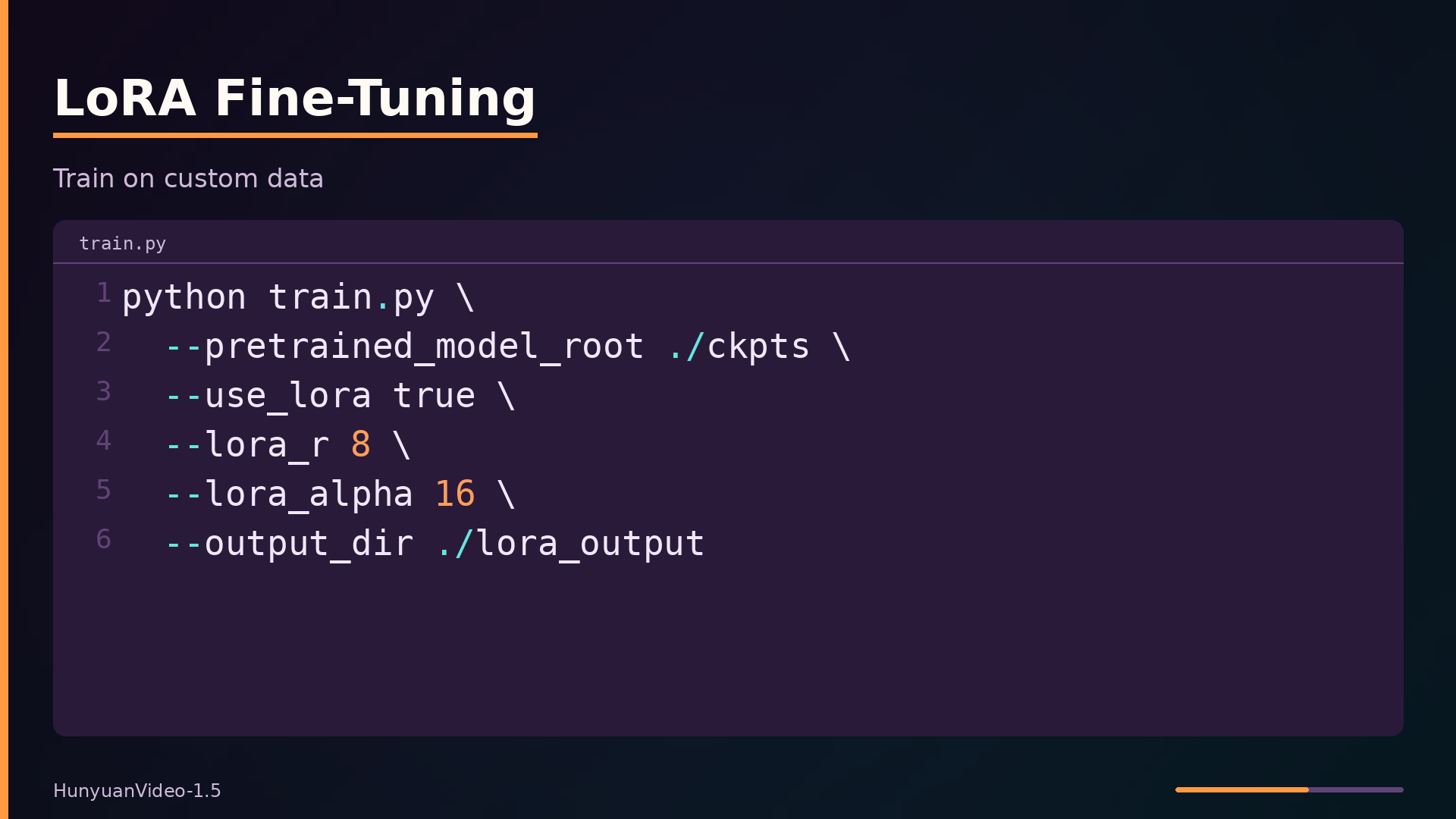 LoRA Fine-Tuning