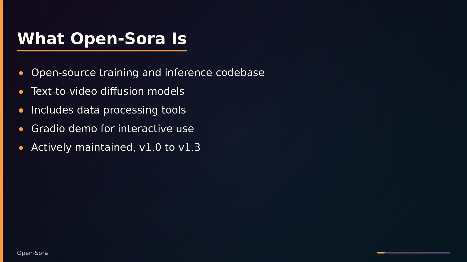 What Open-Sora Is